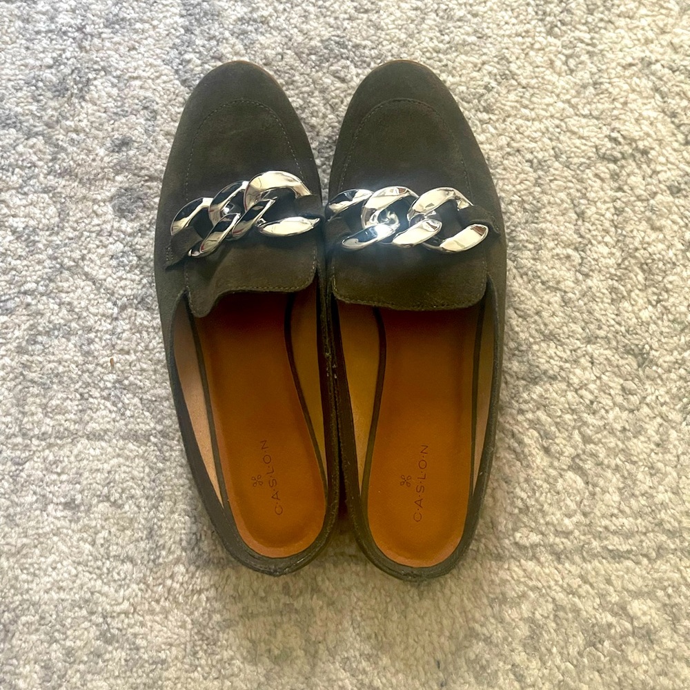 Larena mule by Caslon with chain link hardware 8.5